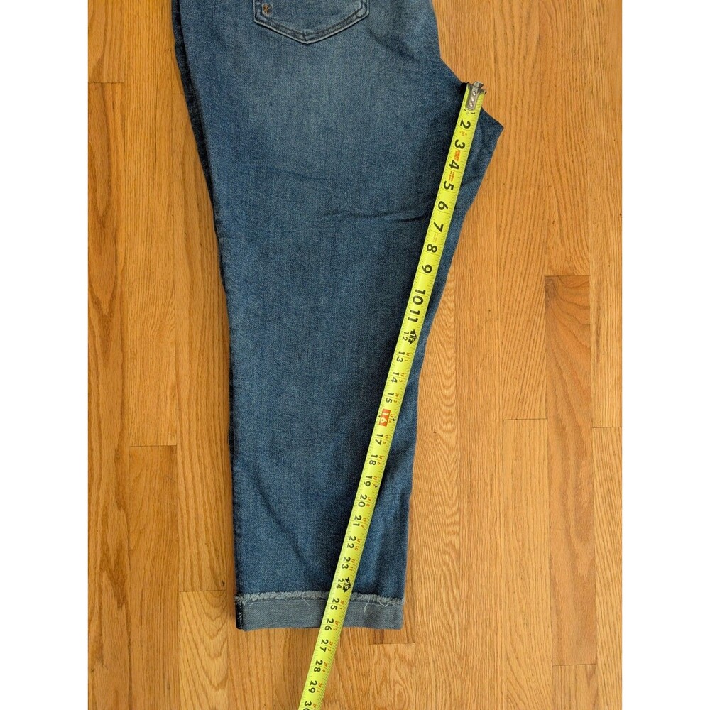 KUT FROM THE KLOTH. Jeans 22W Ellen Roll Cuff Crop Straight Leg Stitch Fix NWT - Picture 10 of 11